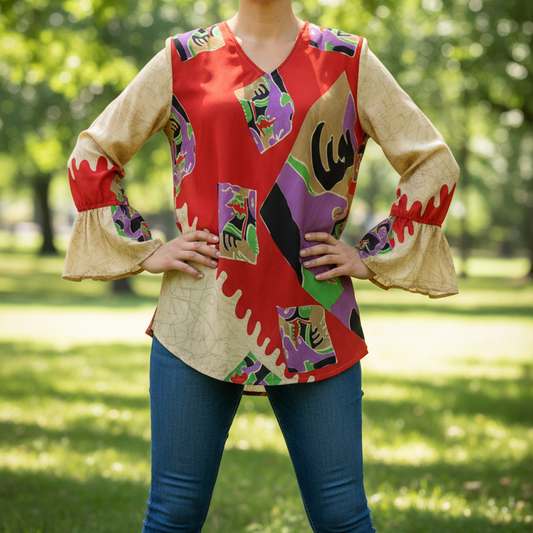 KBS02 - Prince Cuff Blouse