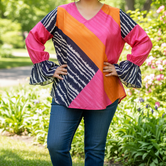 KBXL04 - Prince Cuff Blouse