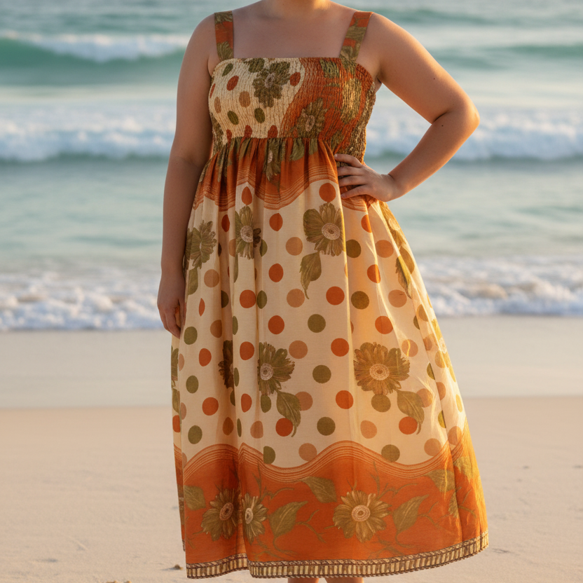 DX86 - THREE IN ONE SUMMER DRESS