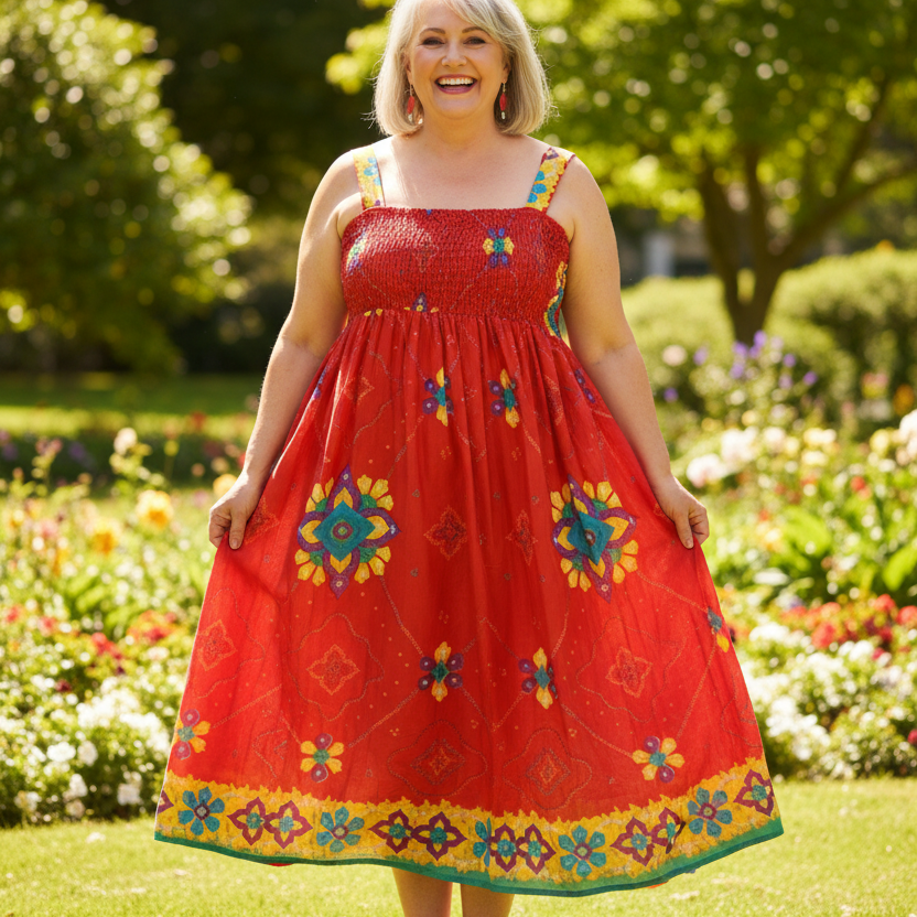 DXX45 - THREE IN ONE SUMMER DRESS