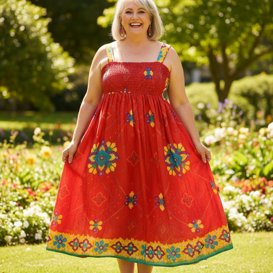 DXX45 - THREE IN ONE SUMMER DRESS