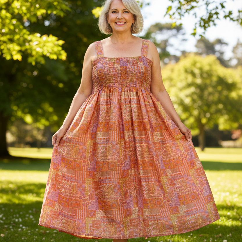 DXX49 - THREE IN ONE SUMMER DRESS