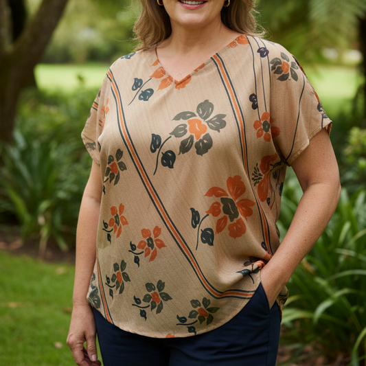 VTL43 - V NECK TOP