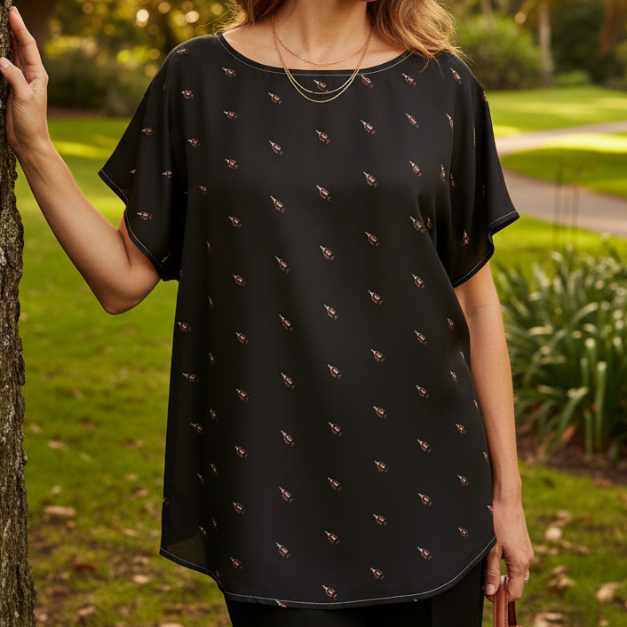 RTM82 - ROUND NECK TOP