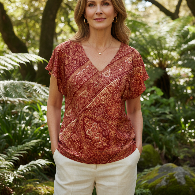 VTS36 - V NECK TOP