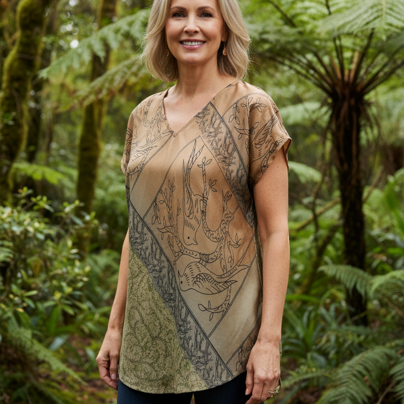 VTS52 - V NECK TOP