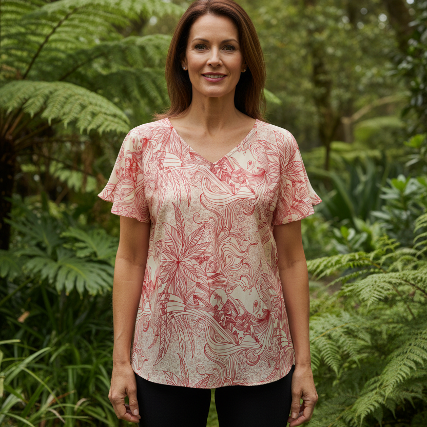 VTS42 - V NECK TOP