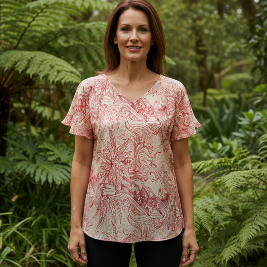 VTS42 - V NECK TOP