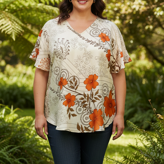VTXL46 - V NECK TOP