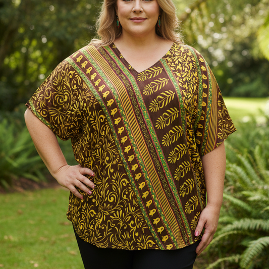 VTXL35 - V NECK TOP