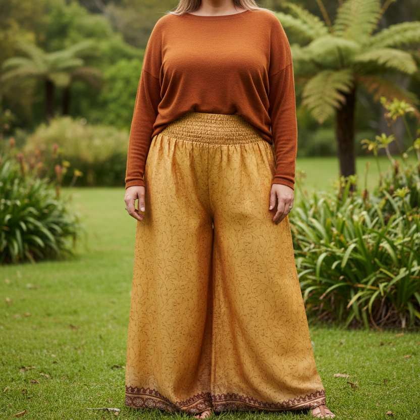 PAXXL151 - PALAZZO PANTS