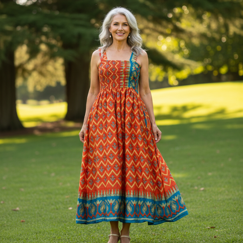 DS99 - THREE IN ONE SUMMER DRESS