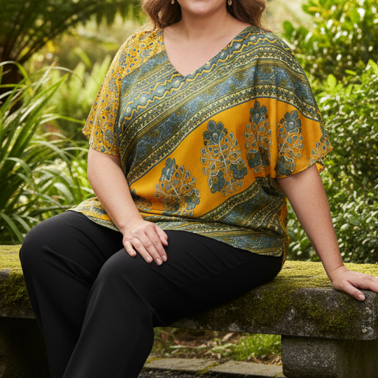 VTXL31 - V NECK TOP