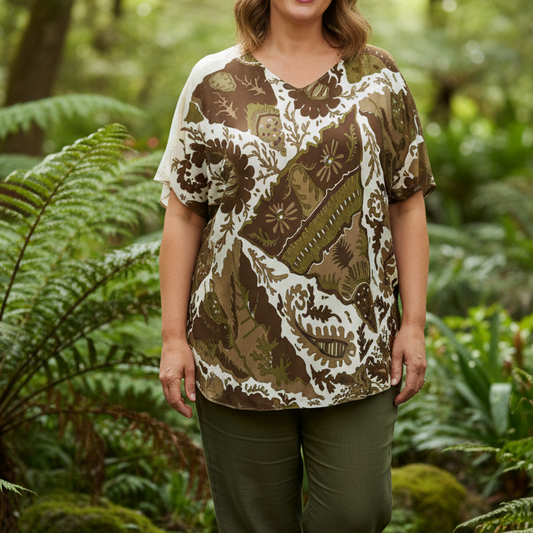 VTXL10 - V NECK TOP