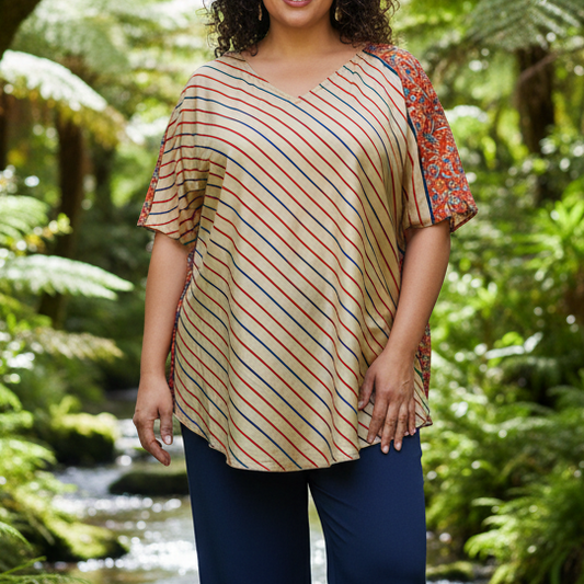 VTXL14 - V NECK TOP