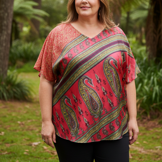 VTXL17 - V NECK TOP