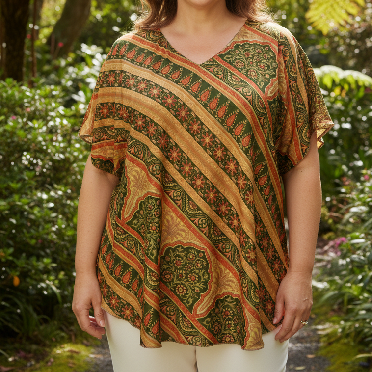VTXL25 - V NECK TOP