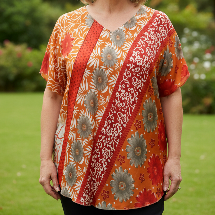 VTXXL14 - V NECK TOP
