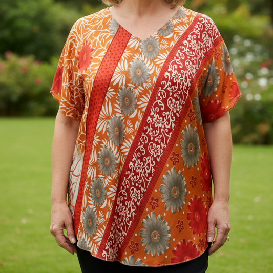 VTXXL14 - V NECK TOP