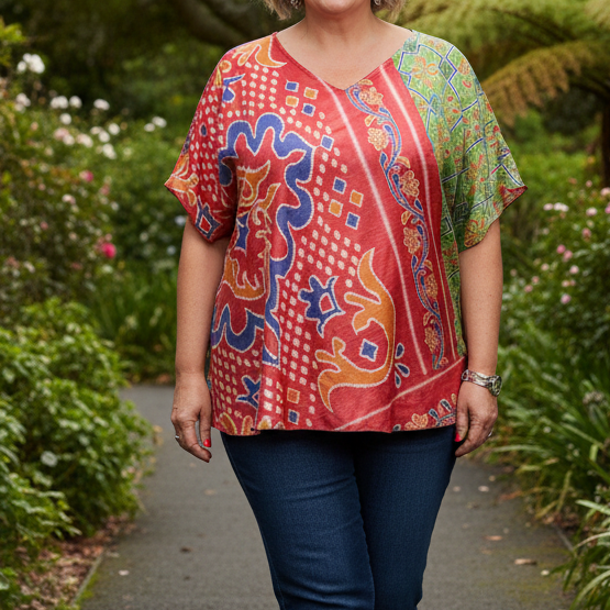 VTXXL22 - V NECK TOP