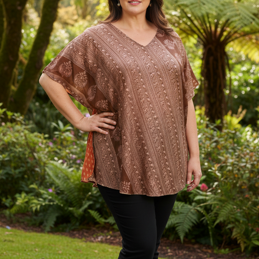 VTXXL26 - V NECK TOP