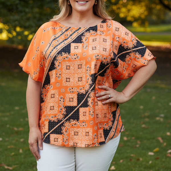 RTXL58 - ROUND NECK TOP