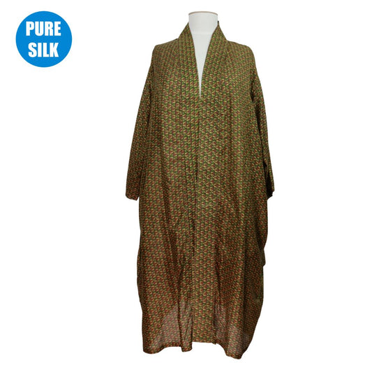 SLXLK15 - PURE SILK LONG KIMONO