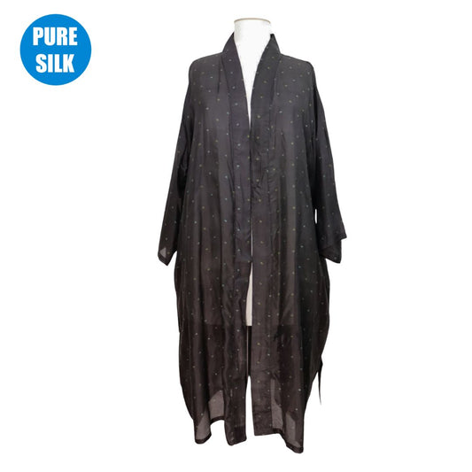 SLXLK16 - PURE SILK LONG KIMONO