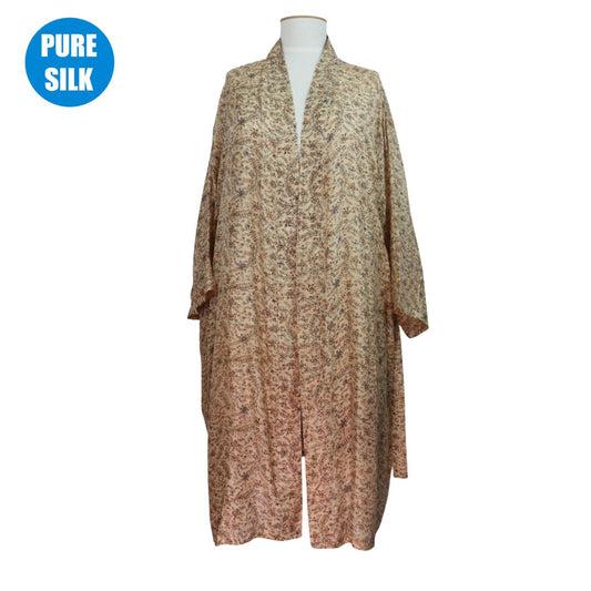 SLXLK17 - PURE SILK LONG KIMONO