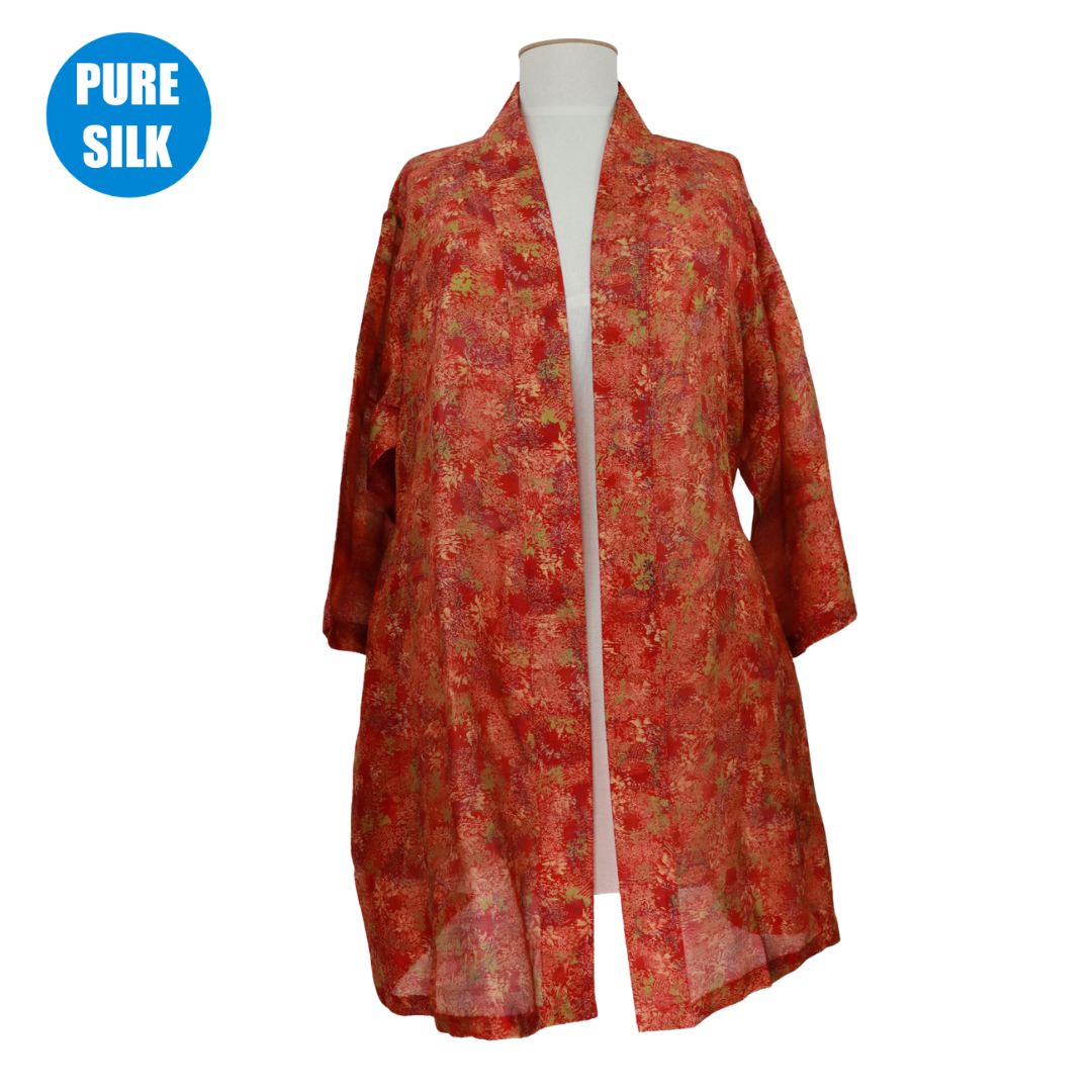 SLK17 - PURE SILK  KIMONO