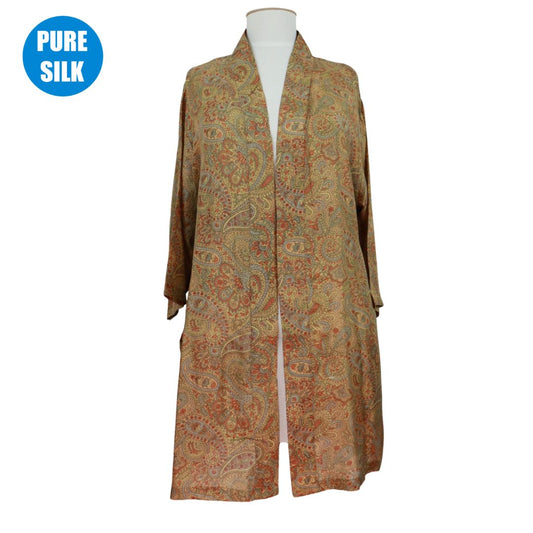 SLK19 - PURE SILK  KIMONO