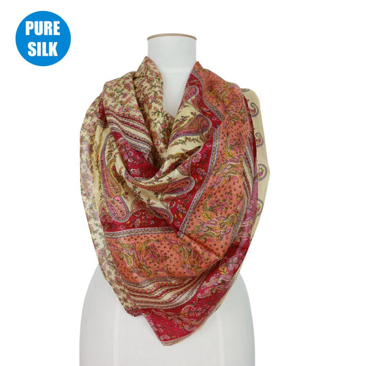 PSQ12 - PURE SILK SQUARE SCARF