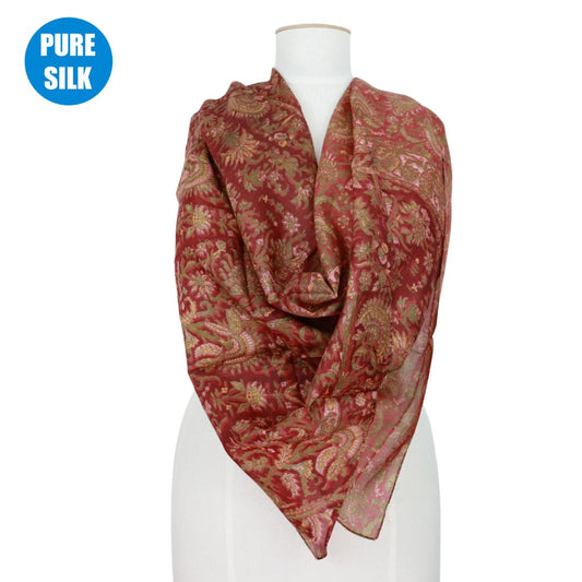 PSQ17 - PURE SILK SQUARE SCARF