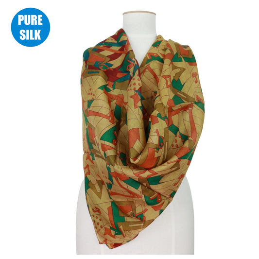 PSQ20 - PURE SILK SQUARE SCARF