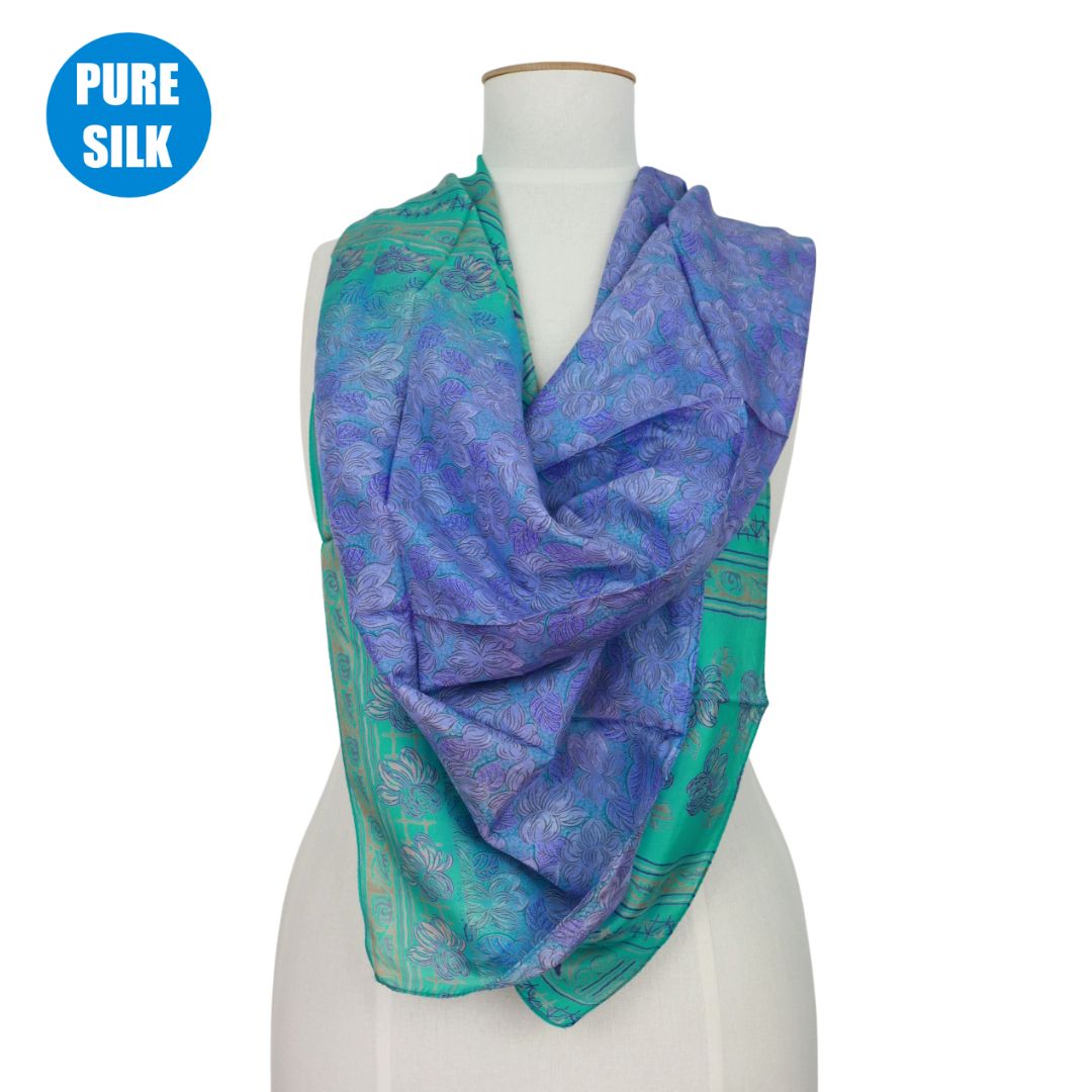 PSQ10 - PURE SILK SQUARE SCARF