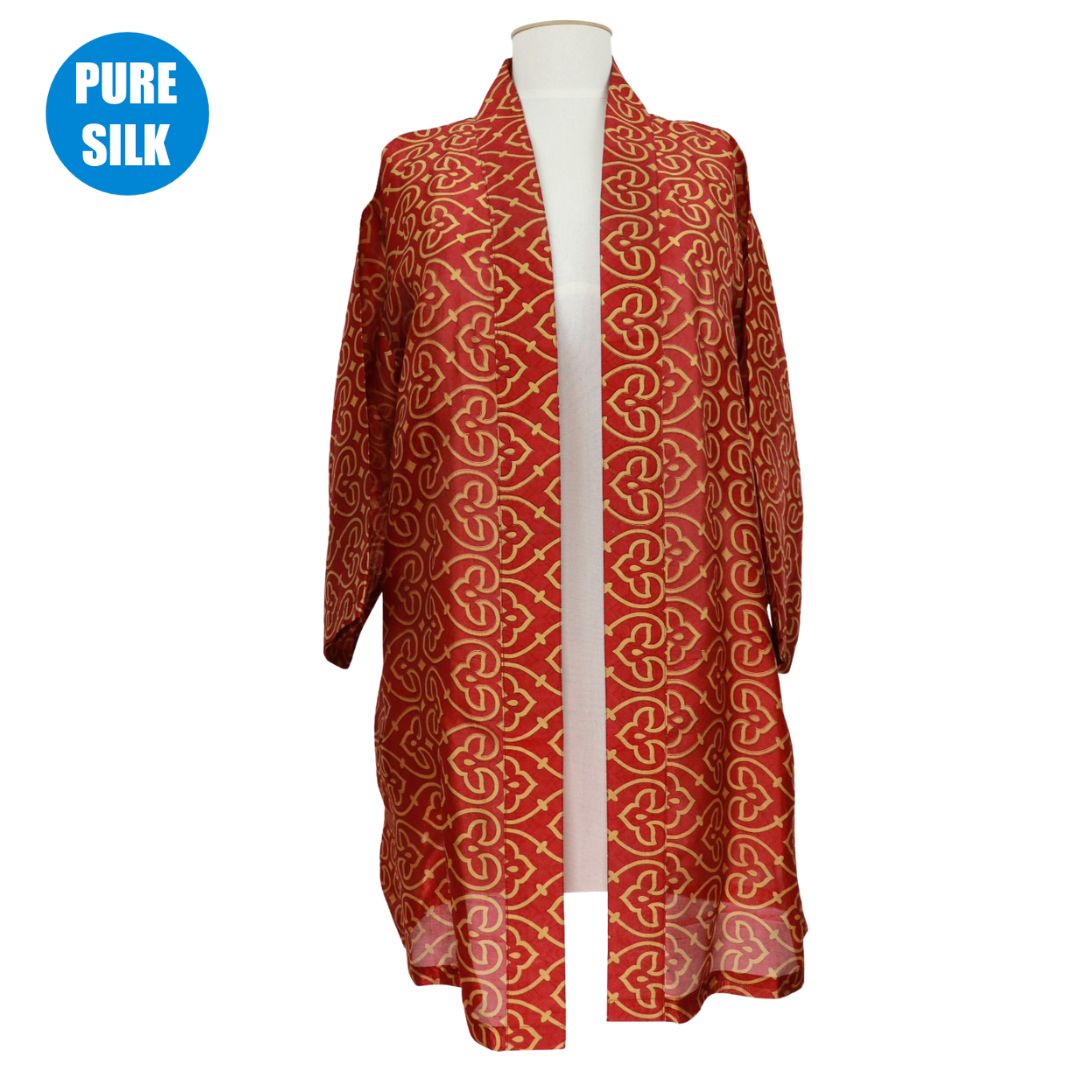 SXLK18 - PURE SILK KIMONO