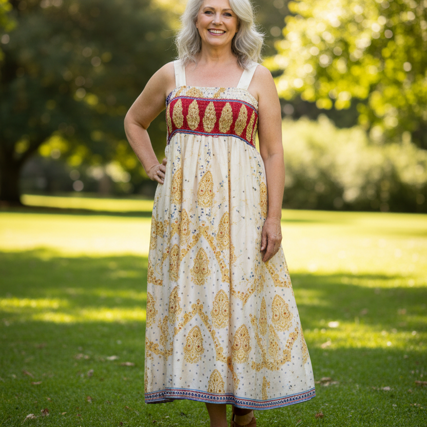 DXX57 - THREE IN ONE SUMMER DRESS