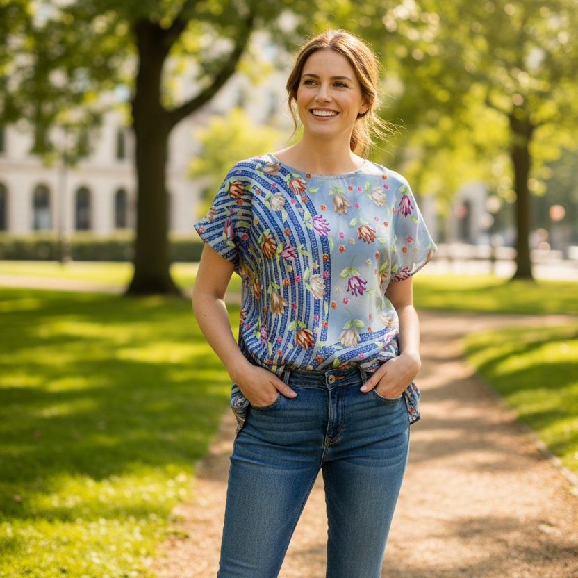 RTS119 - ROUND NECK TOP