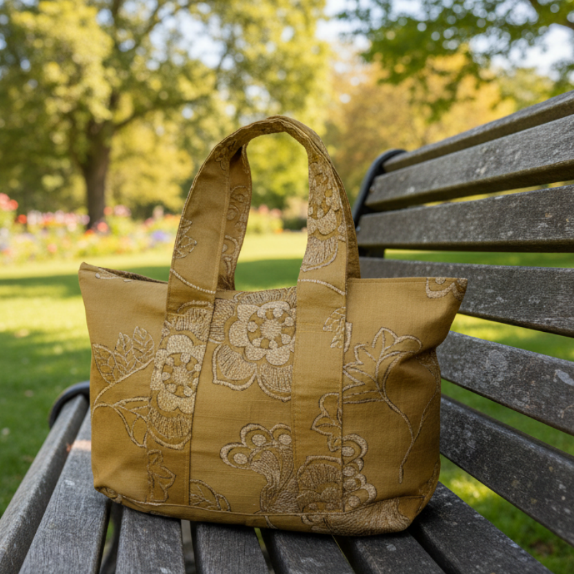 Larger Tote Gold