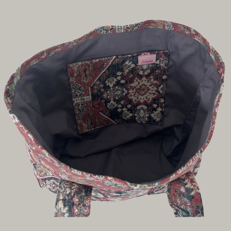 Larger Tote Plum