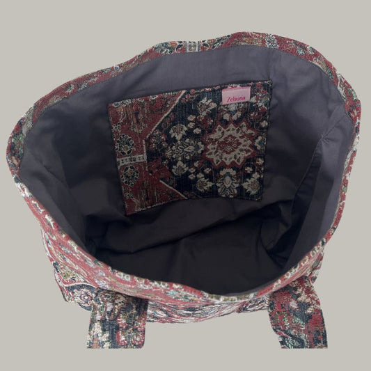 Larger Tote Plum