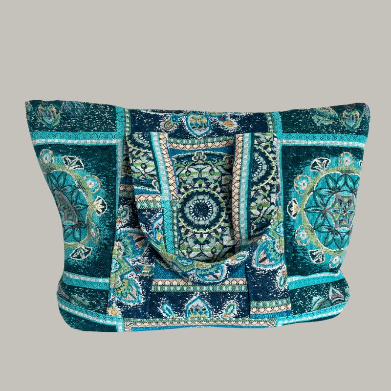 Larger Tote Turquoise