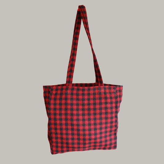 Small Tote in Red