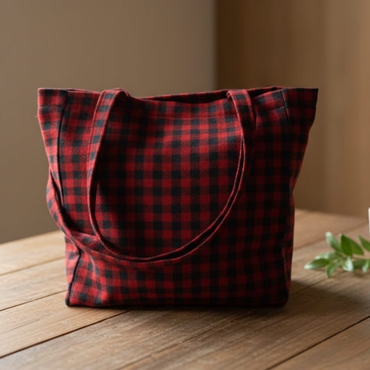 Small Tote in Red