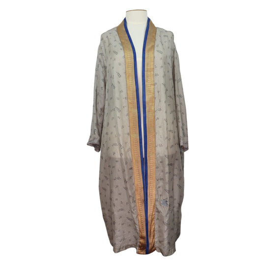 SLRK29  - NZ/AUS/UK 10-18, US 6-14 Pure Silk Long Kimono